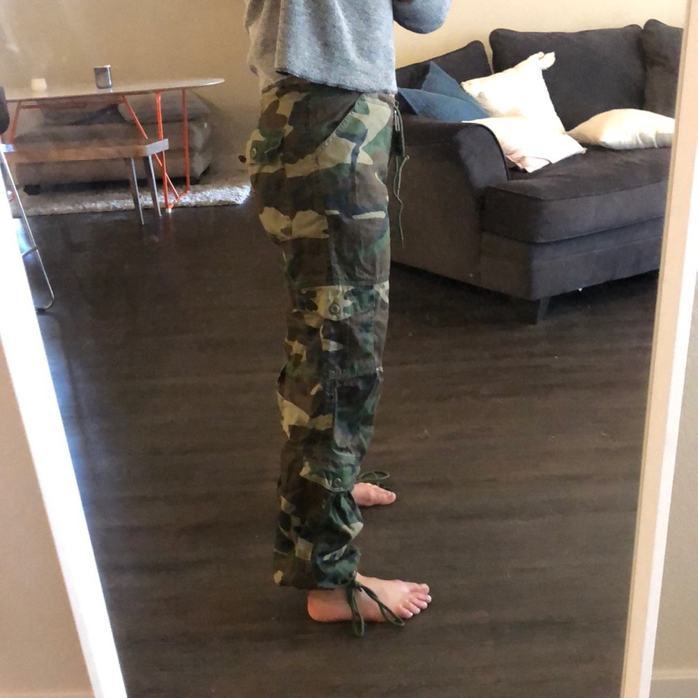 Camo cargo pants